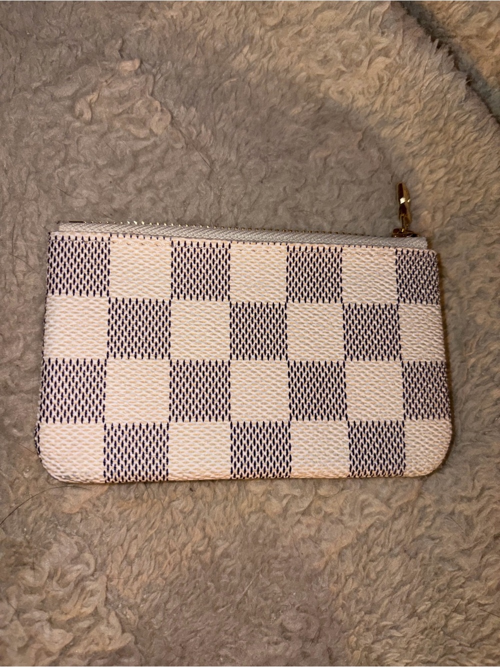 Checkered Coin Pouch - Picture 2 of 5